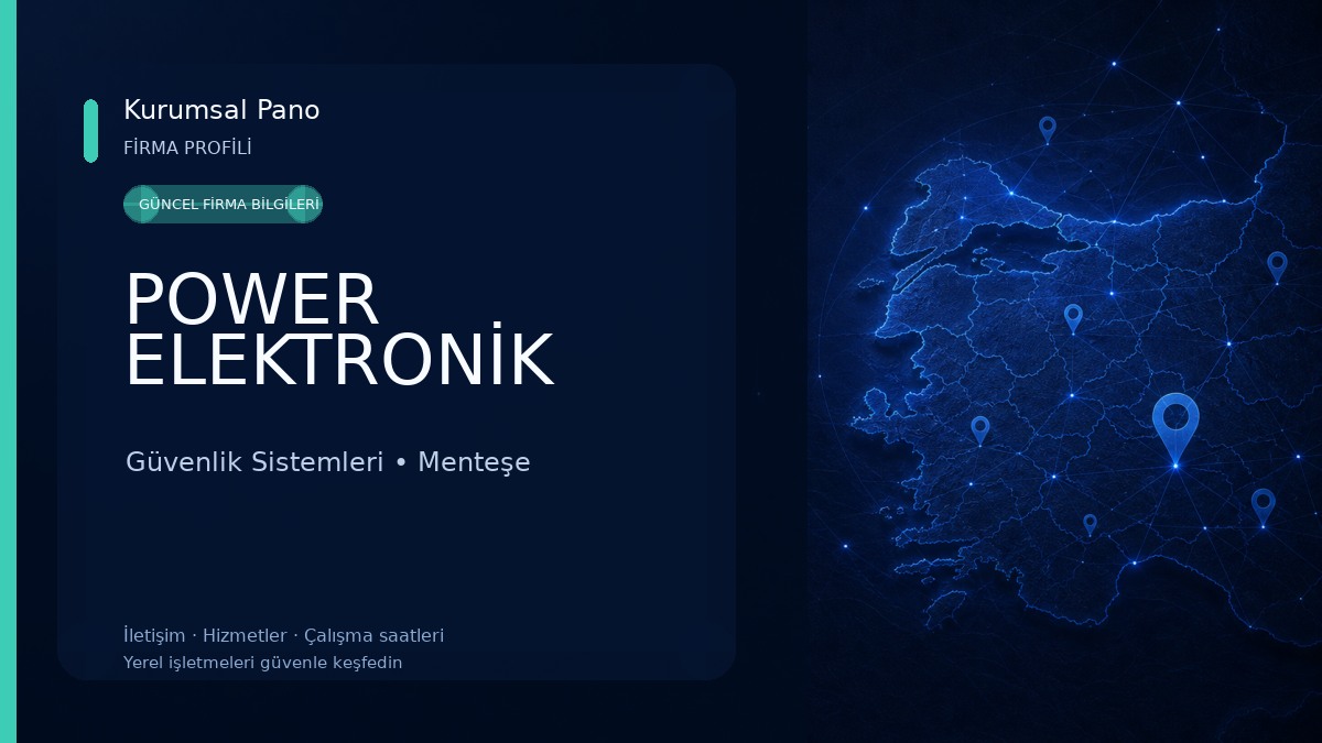 POWER ELEKTRONİK Güvenlik Sistemleri