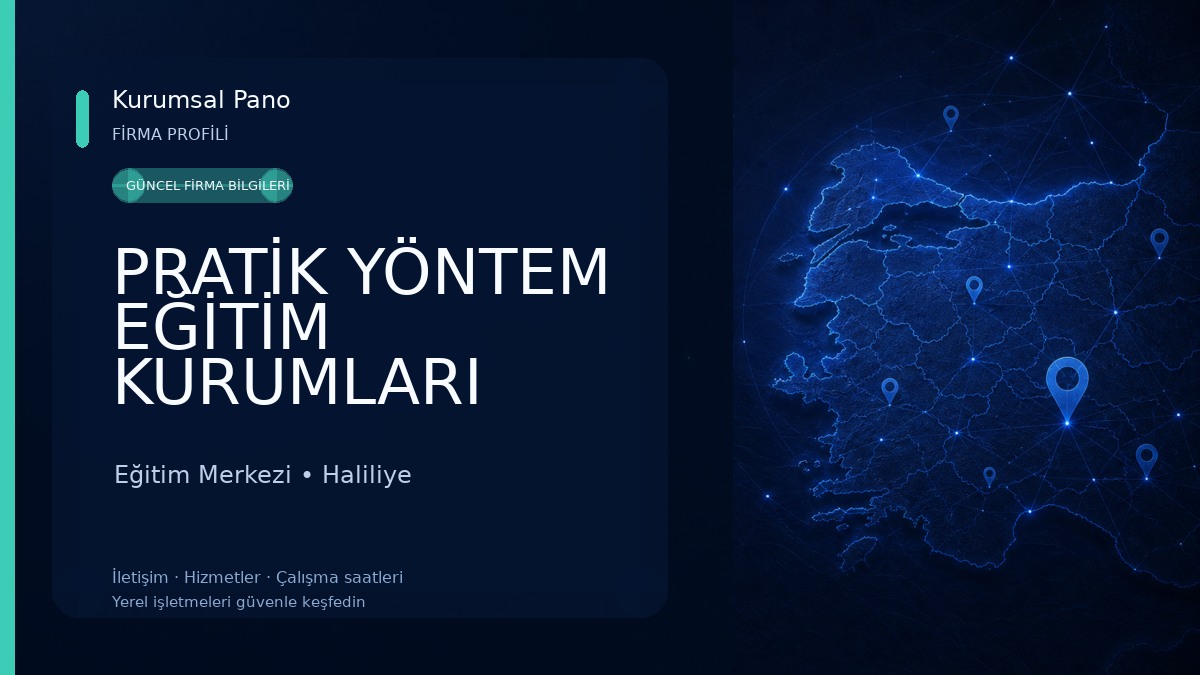 PRATİK YÖNTEM EĞİTİM KURUMLARI Eğitim Merkezi
