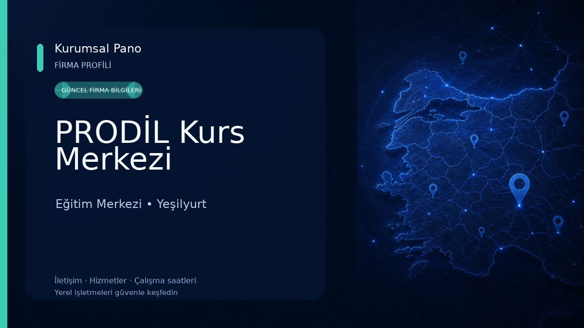 PRODİL Kurs Merkezi Eğitim Merkezi