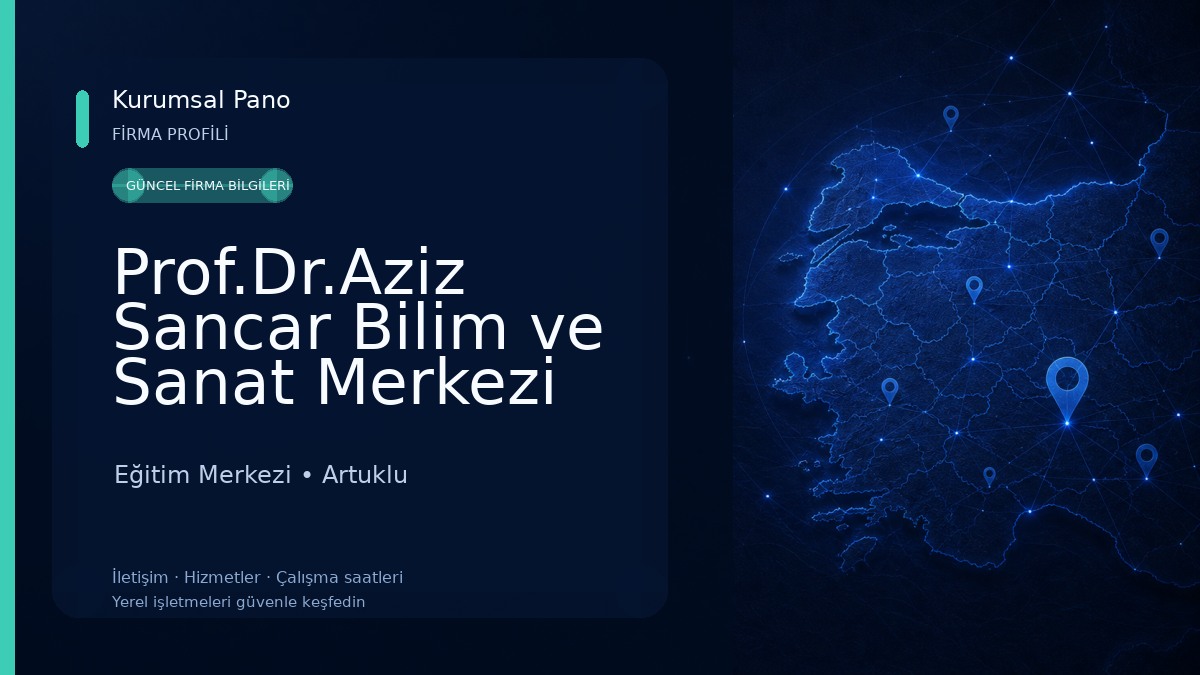 Prof.Dr.Aziz Sancar Bilim ve Sanat Merkezi Eğitim Merkezi