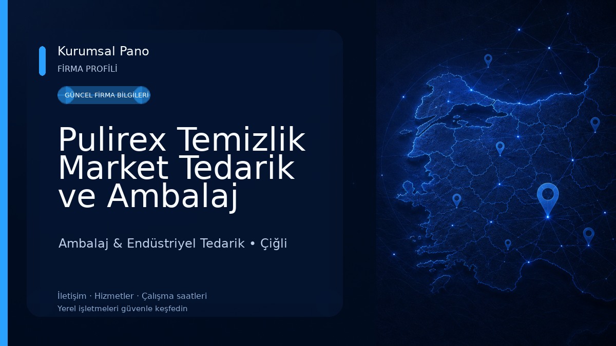 Pulirex Temizlik Market Tedarik ve Ambalaj Ambalaj & Endüstriyel Tedarik