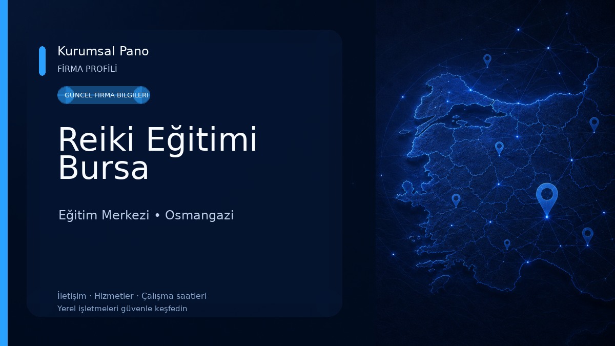 Reiki Eğitimi Bursa