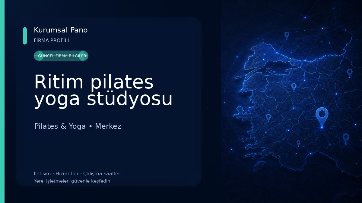 Ritim pilates yoga stüdyosu