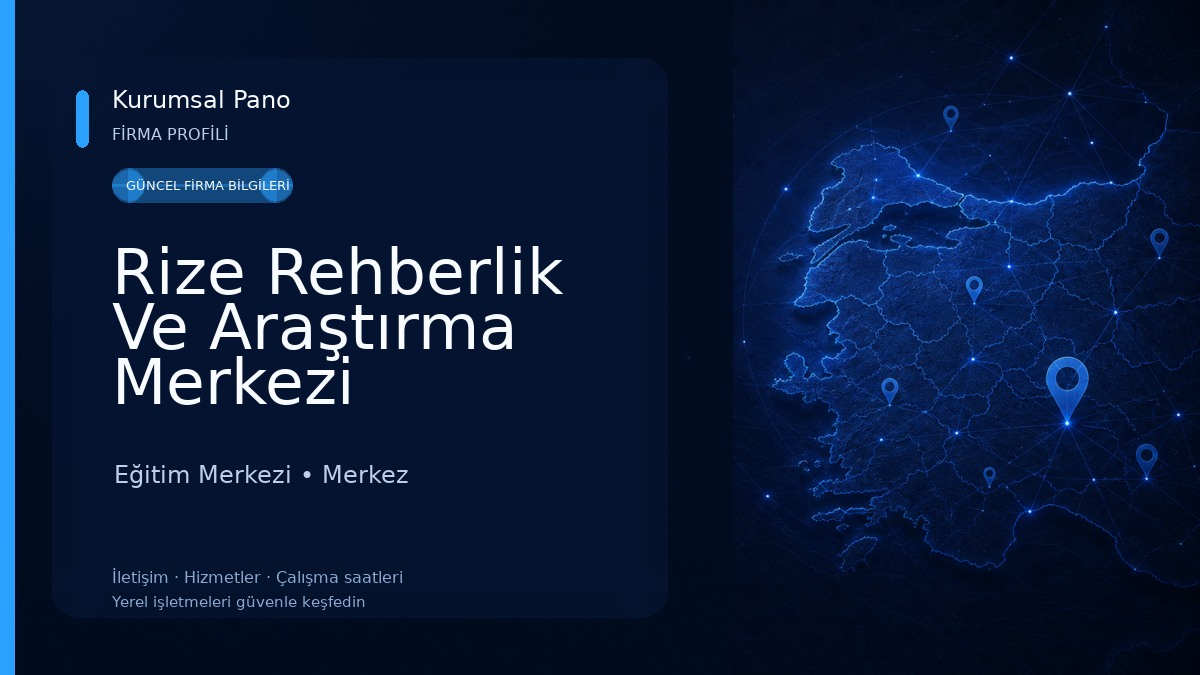 Rize Rehberlik Ve Araştırma Merkezi