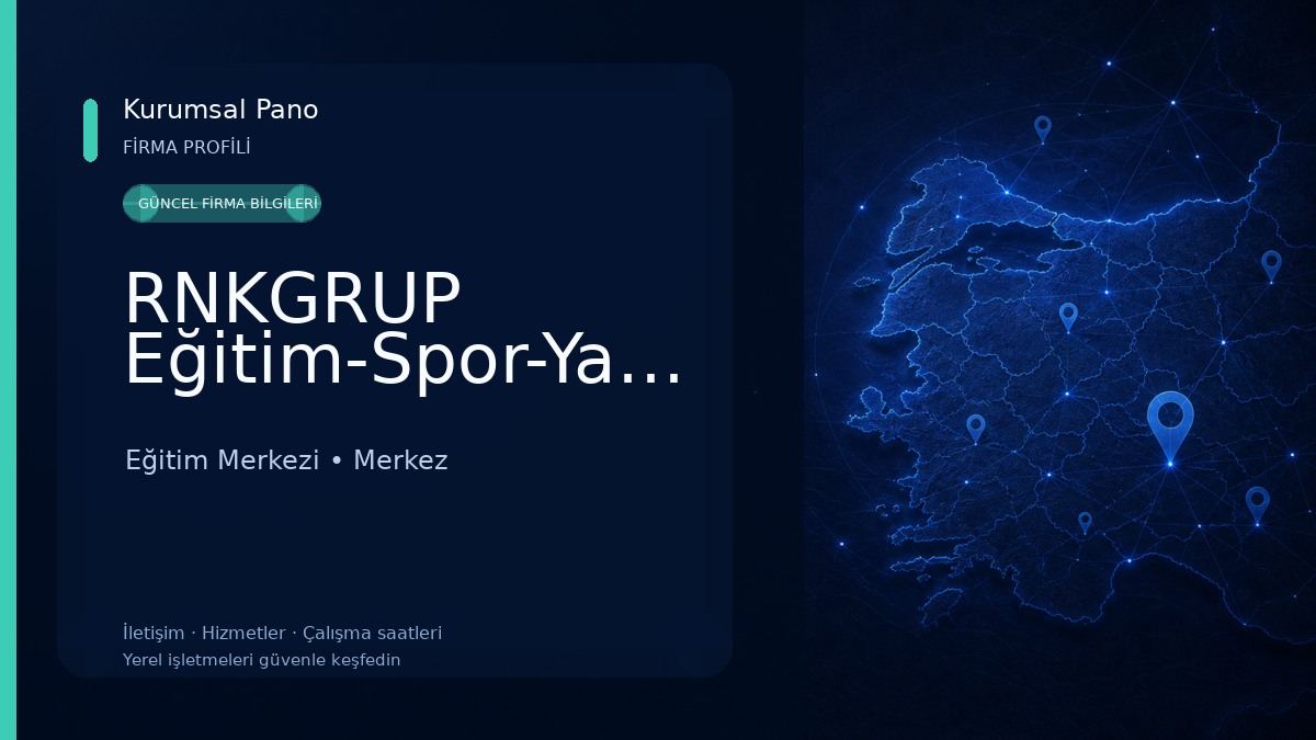 RNKGRUP Eğitim-Spor-Yaşam Eğitim Merkezi