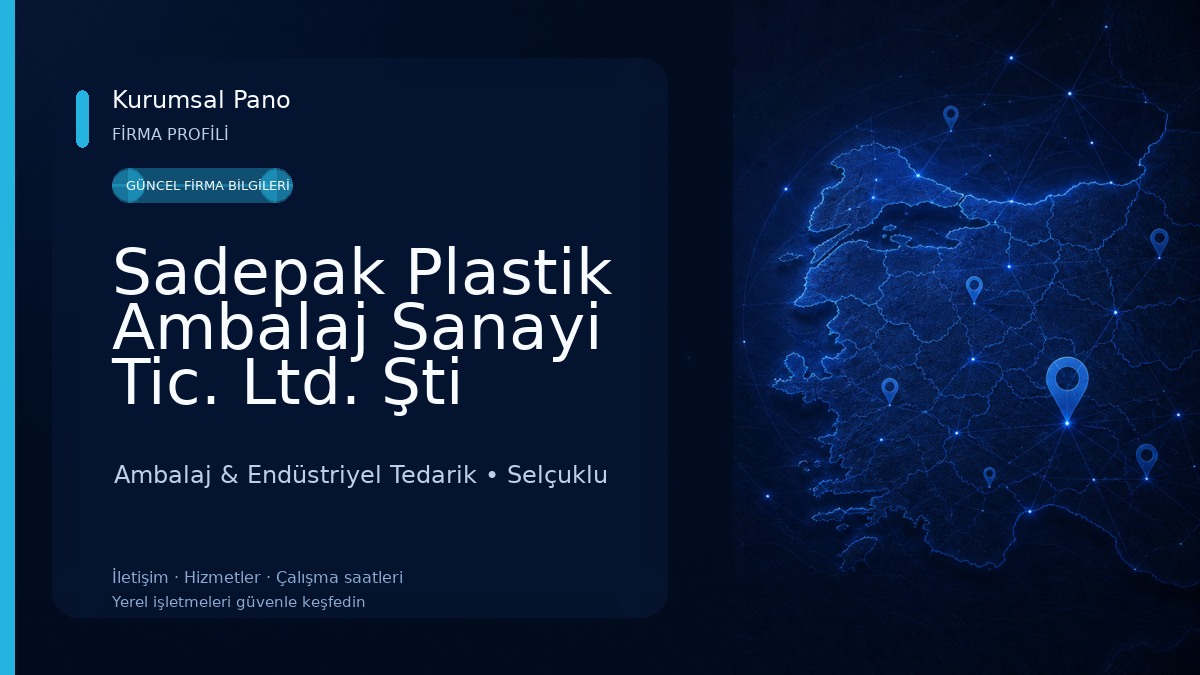 Sadepak Plastik Ambalaj Sanayi Tic. Ltd. Şti Ambalaj & Endüstriyel Tedarik