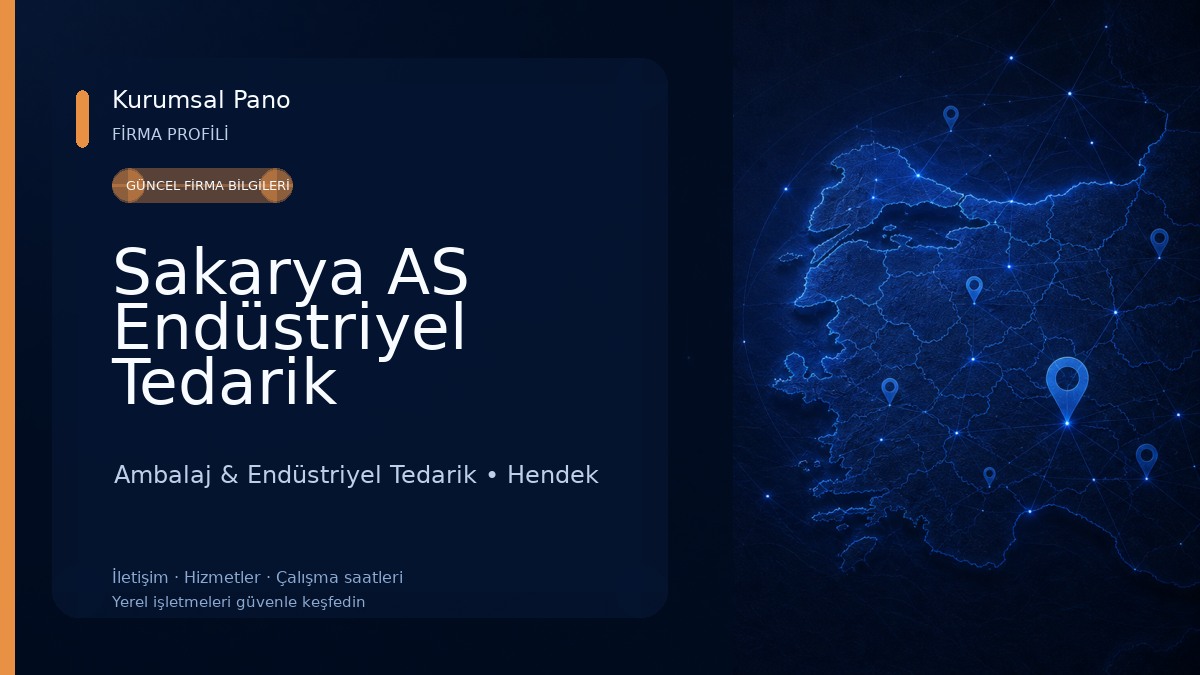 Sakarya AS Endüstriyel Tedarik Hizmetleri San.Tic.Ltd.Şti