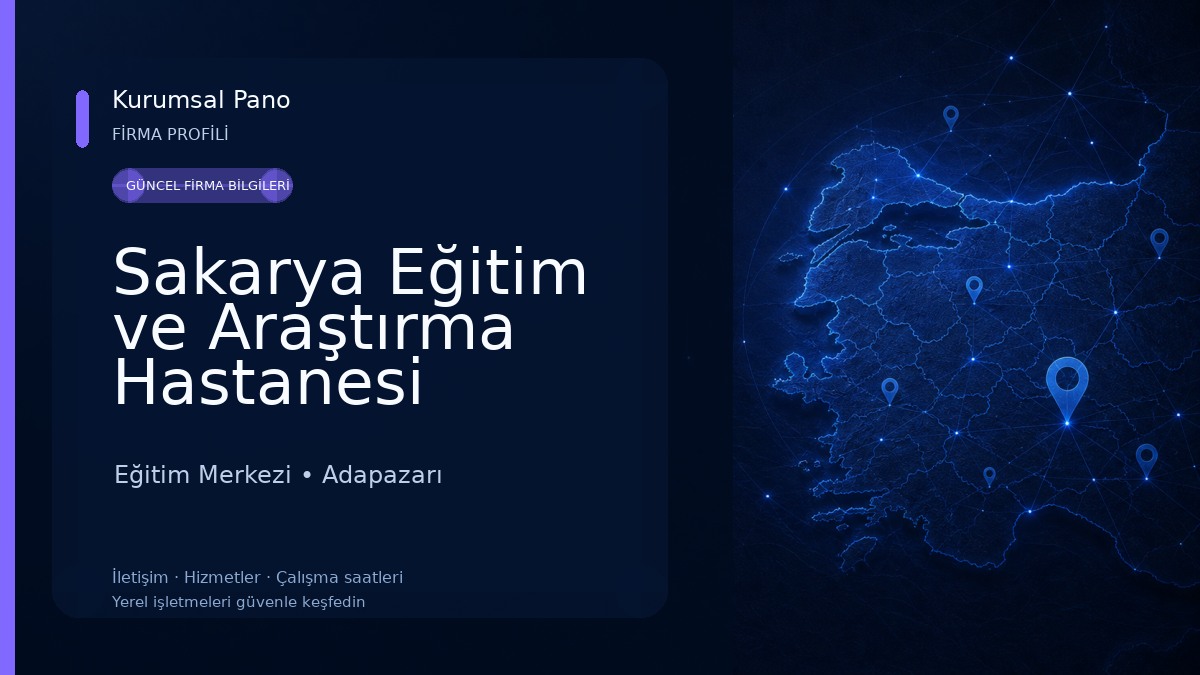 Sakarya Eğitim ve Araştırma Hastanesi İstasyon Ek Hizmet Binası Eğitim Merkezi