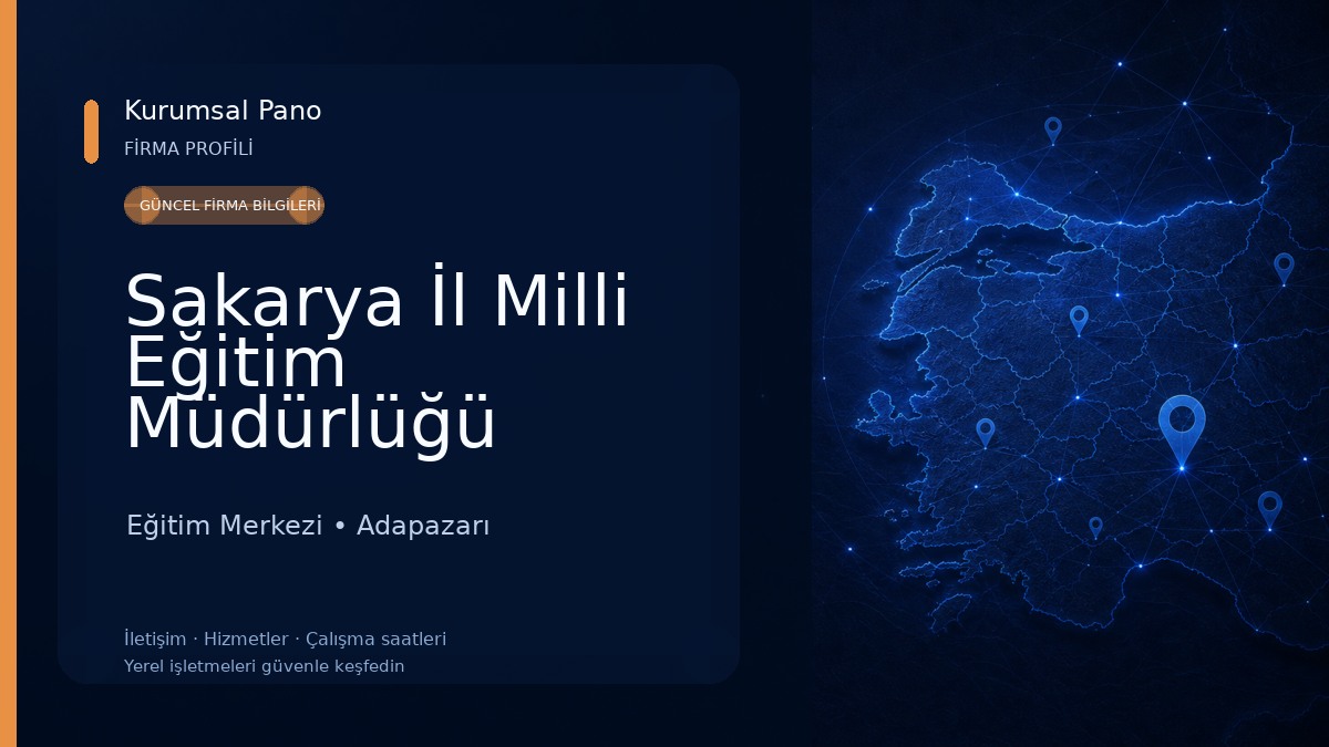 Sakarya İl Milli Eğitim Müdürlüğü Eğitim Merkezi