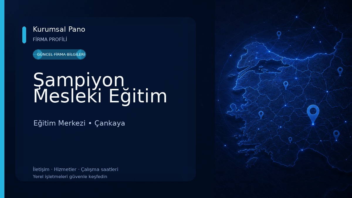 Şampiyon Mesleki Eğitim Eğitim Merkezi