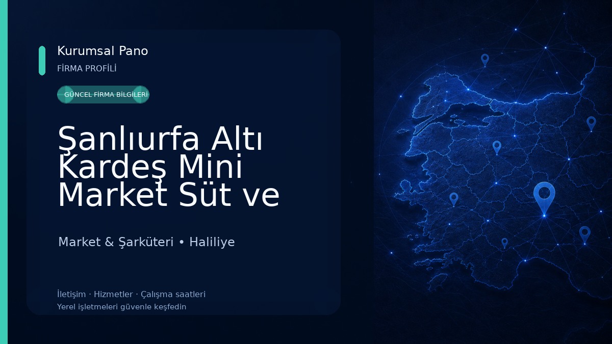 Şanlıurfa Altı Kardeş Mini Market Süt ve Süt Ürünleri