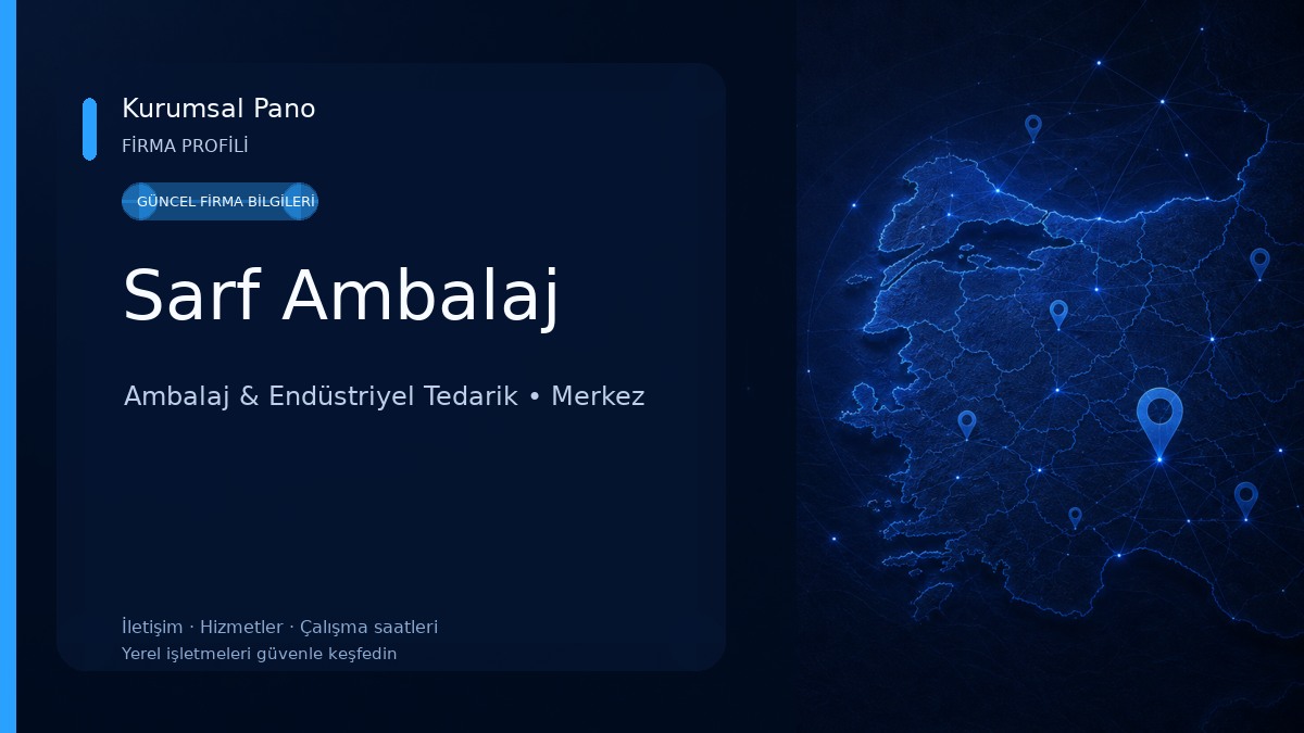 Sarf Ambalaj 