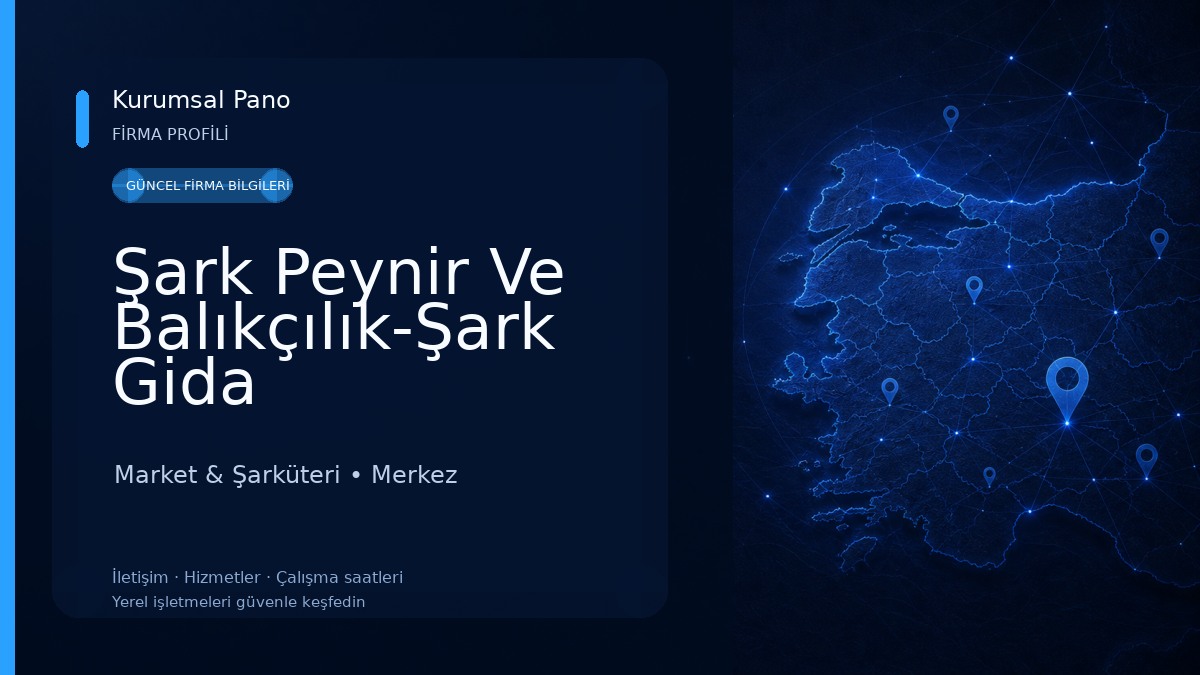 Şark Peynir Ve Balıkçılık-Şark Gida ️ Market & Şarküteri