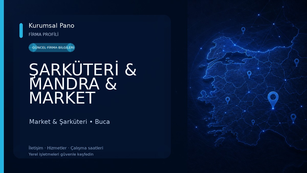 ŞARKÜTERİ & MANDRA & MARKET