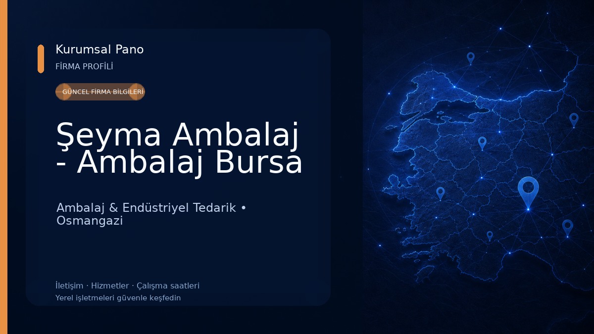 Şeyma Ambalaj - Ambalaj Bursa