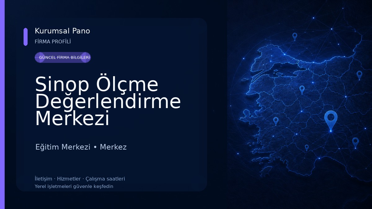 Sinop Ölçme Değerlendirme Merkezi