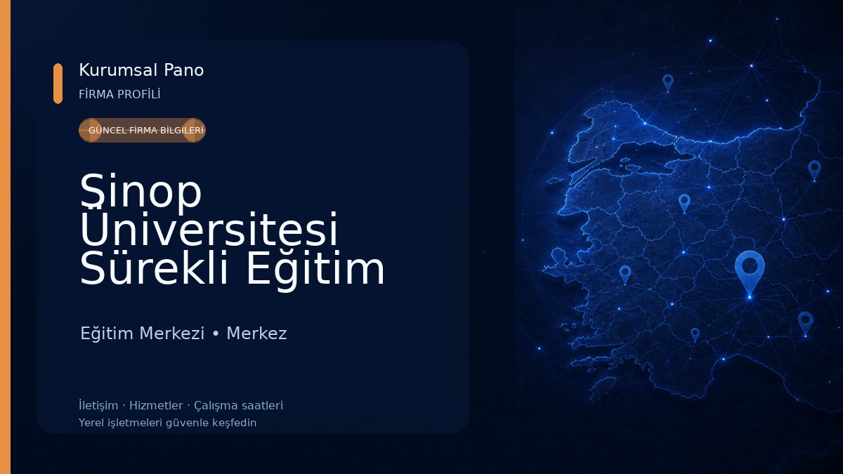 Sinop Üniversitesi Sürekli Eğitim Uygulama ve Araştırma Merkezi Dalış Merkezi