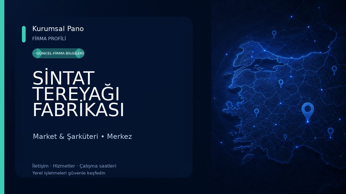 SİNTAT TEREYAĞI FABRİKASI Market & Şarküteri