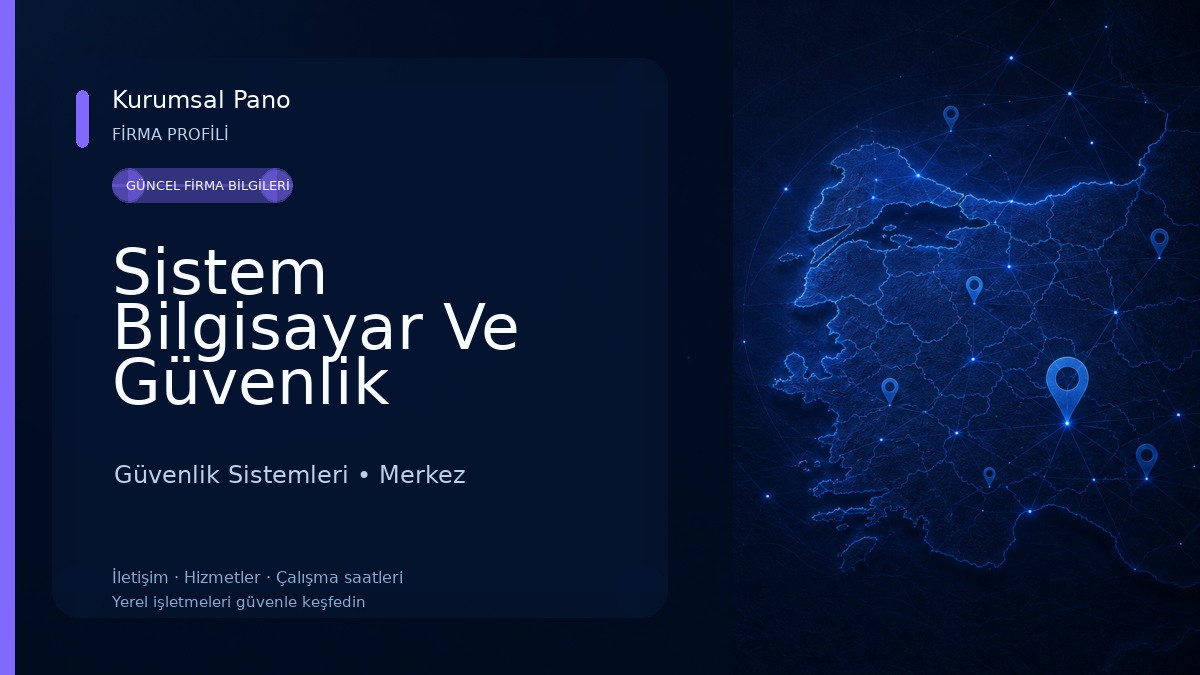 Sistem Bilgisayar Ve Güvenlik Güvenlik Sistemleri