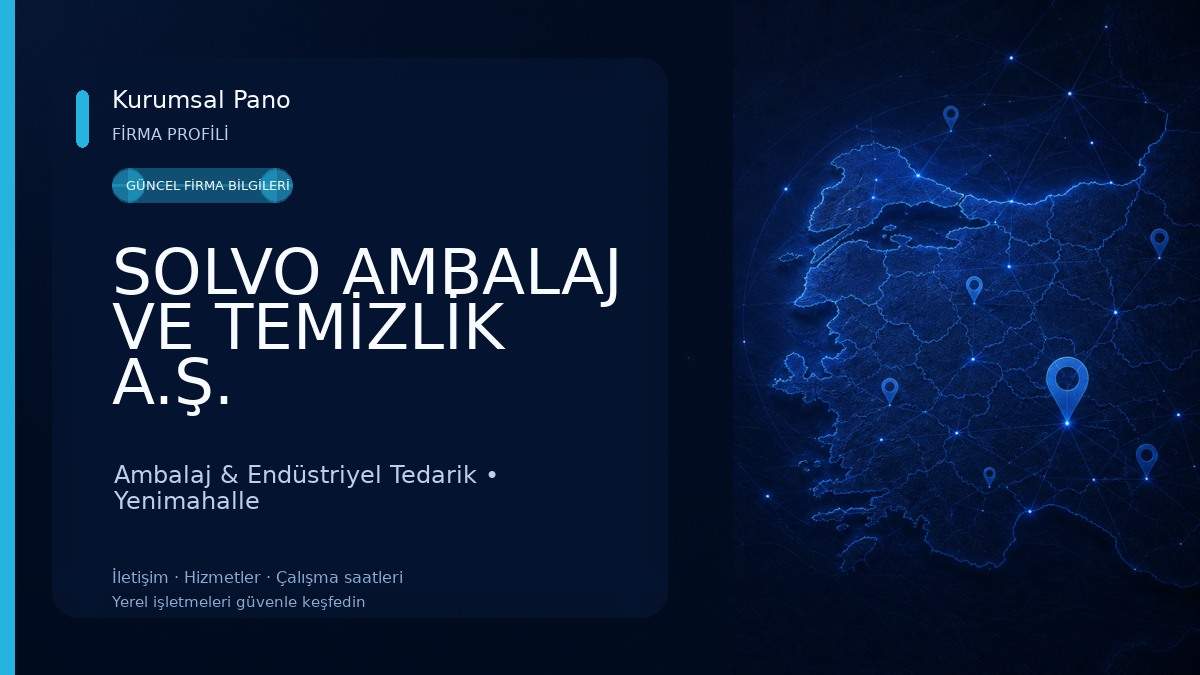SOLVO AMBALAJ VE TEMİZLİK A.Ş.