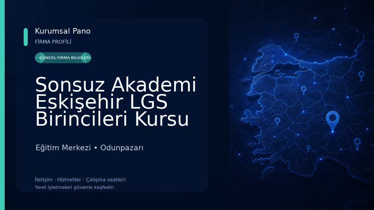 Sonsuz Akademi Eskişehir LGS Birincileri Kursu Eğitim Merkezi