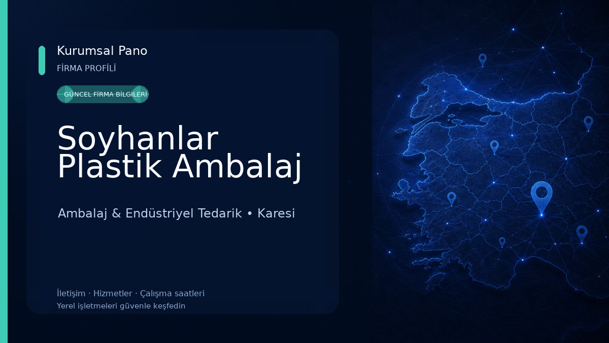 Soyhanlar Plastik Ambalaj Ambalaj & Endüstriyel Tedarik