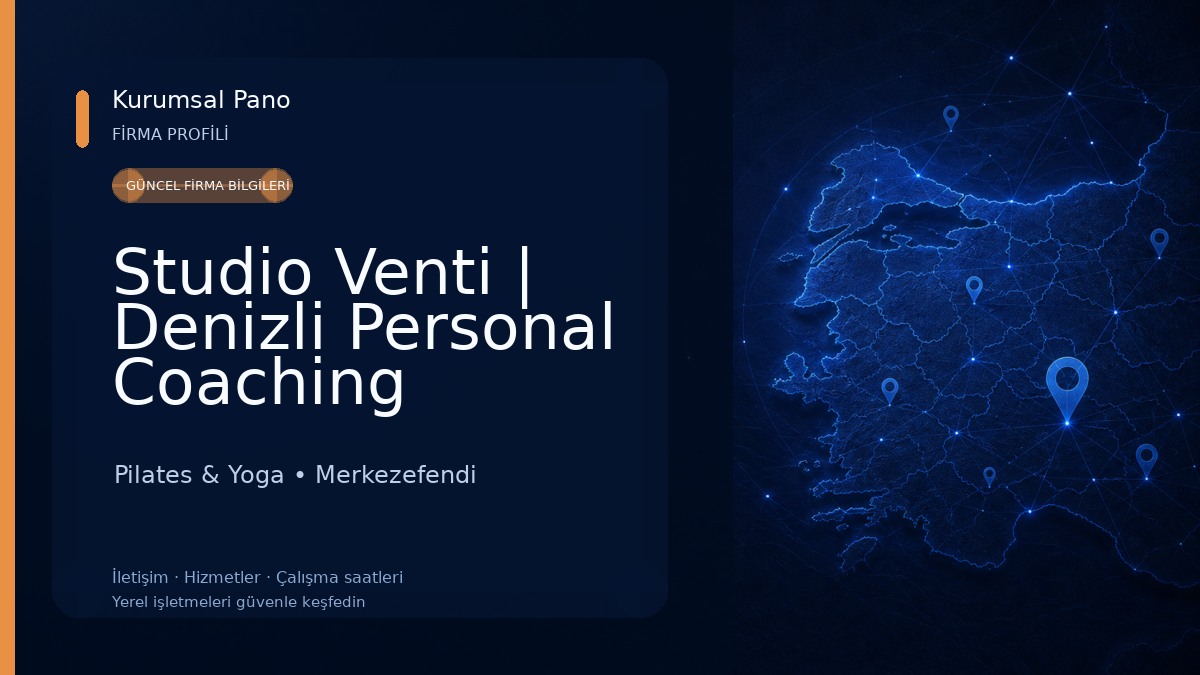 Studio Venti | Denizli Personal Coaching 