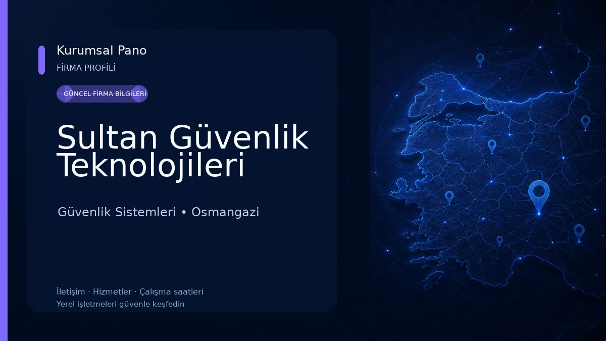 Sultan Güvenlik Teknolojileri Güvenlik Sistemleri
