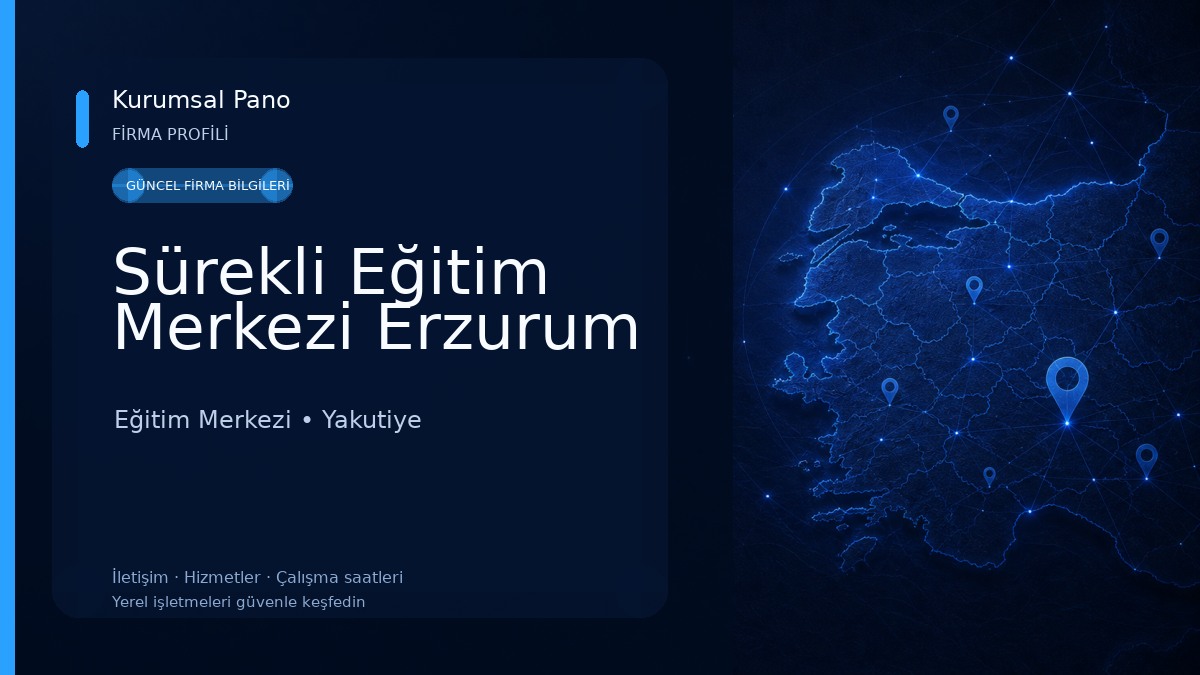 Sürekli Eğitim Merkezi Erzurum