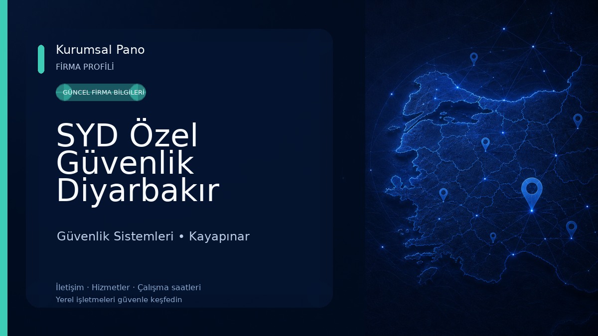 SYD Özel Güvenlik Diyarbakır