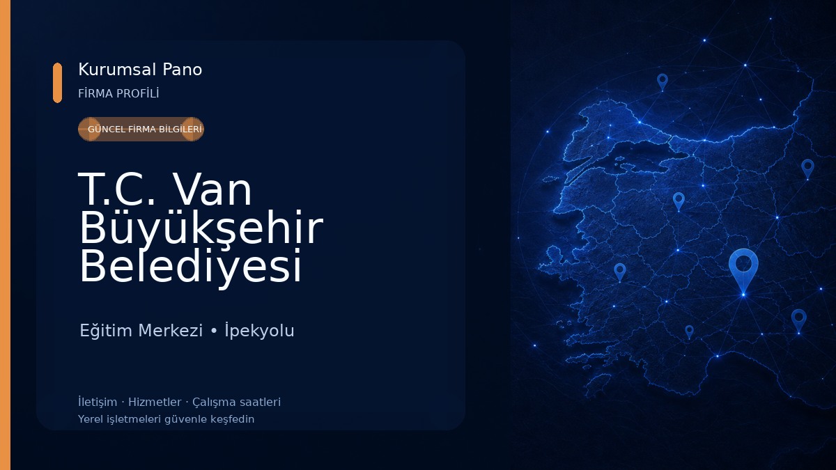 T.C. Van Büyükşehir Belediyesi Eğitim Merkezi