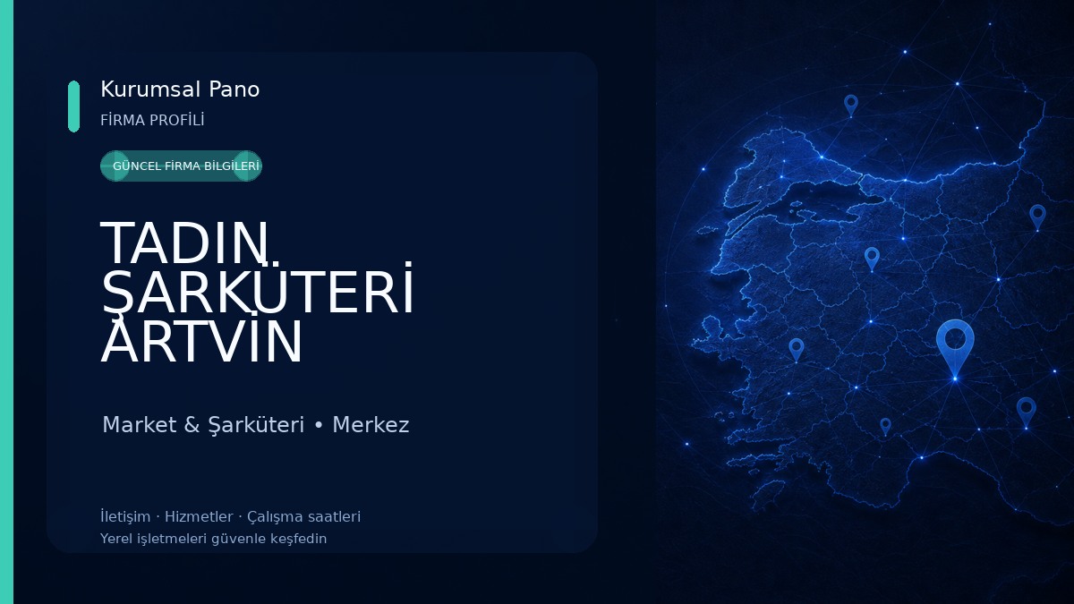 TADIN ŞARKÜTERİ ARTVİN Market & Şarküteri