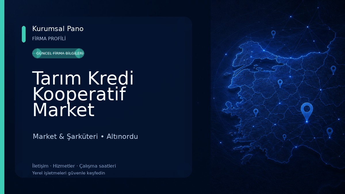 Tarım Kredi Kooperatif Market Market & Şarküteri