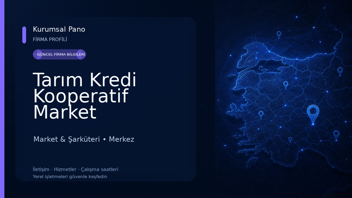 Tarım Kredi Kooperatif Market Market & Şarküteri