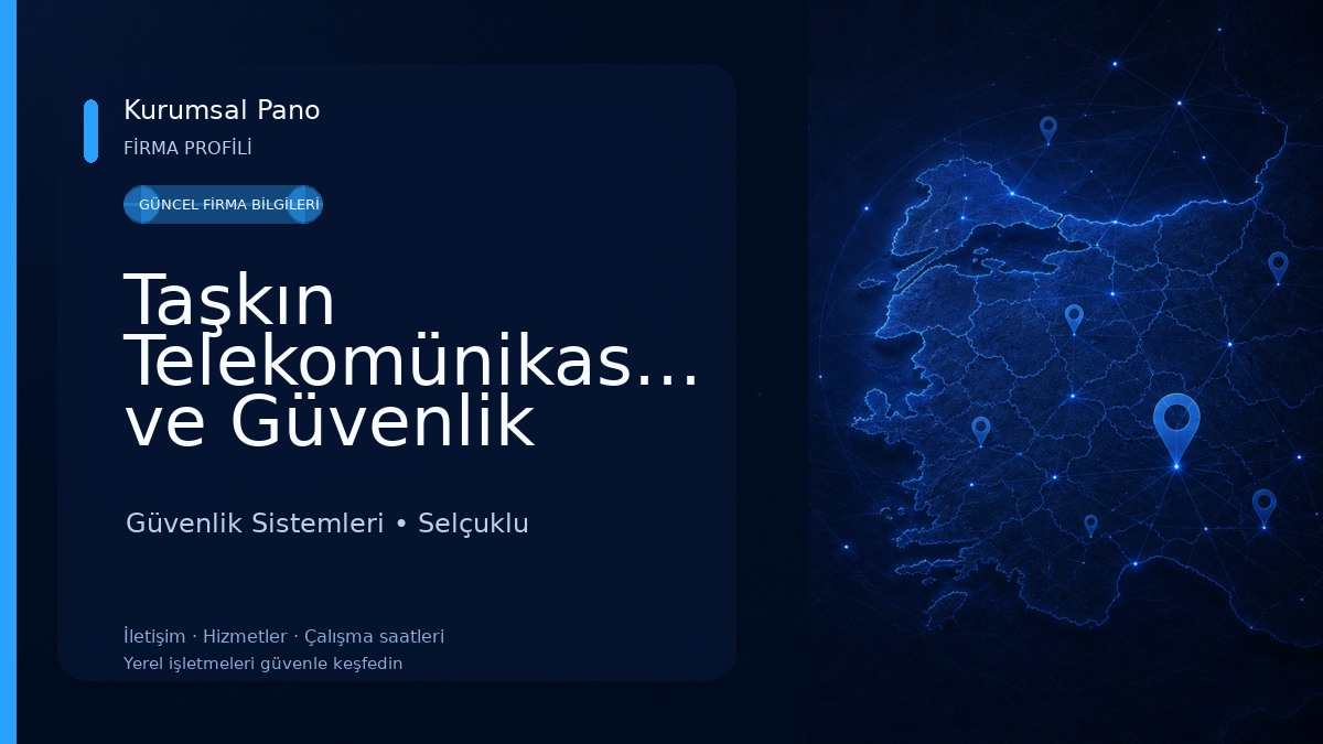 Taşkın Telekomünikasyon ve Güvenlik Sistemleri 