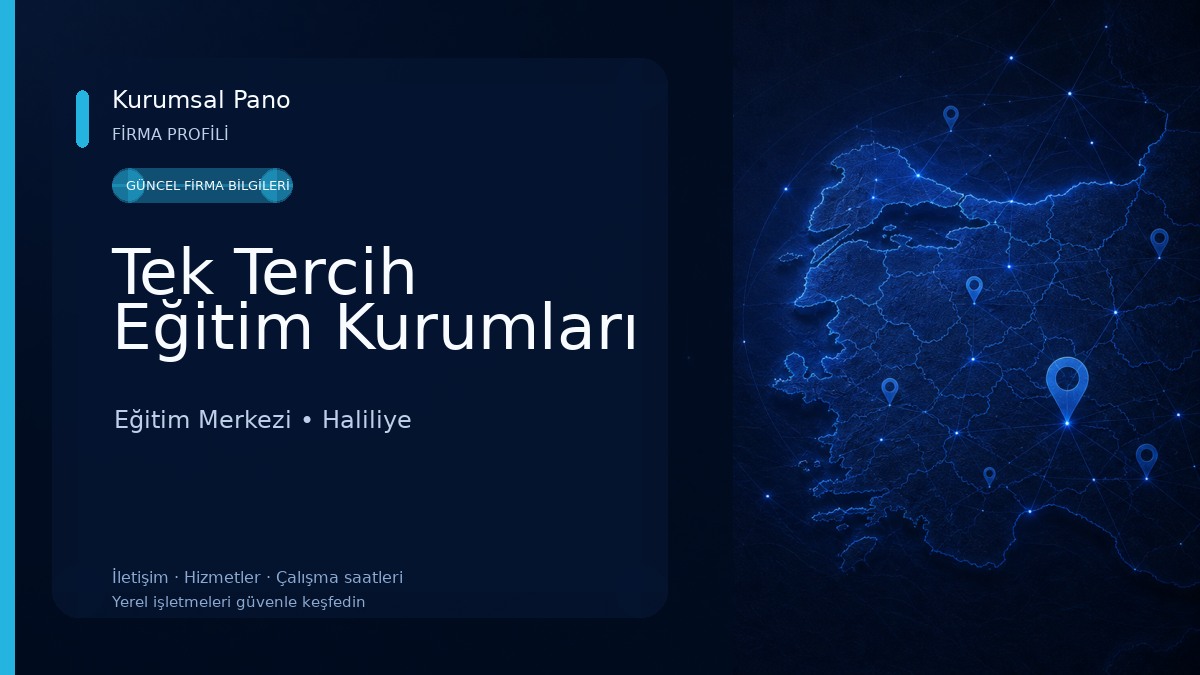 Tek Tercih Eğitim Kurumları 