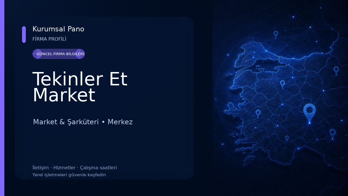 Tekinler Et Market 