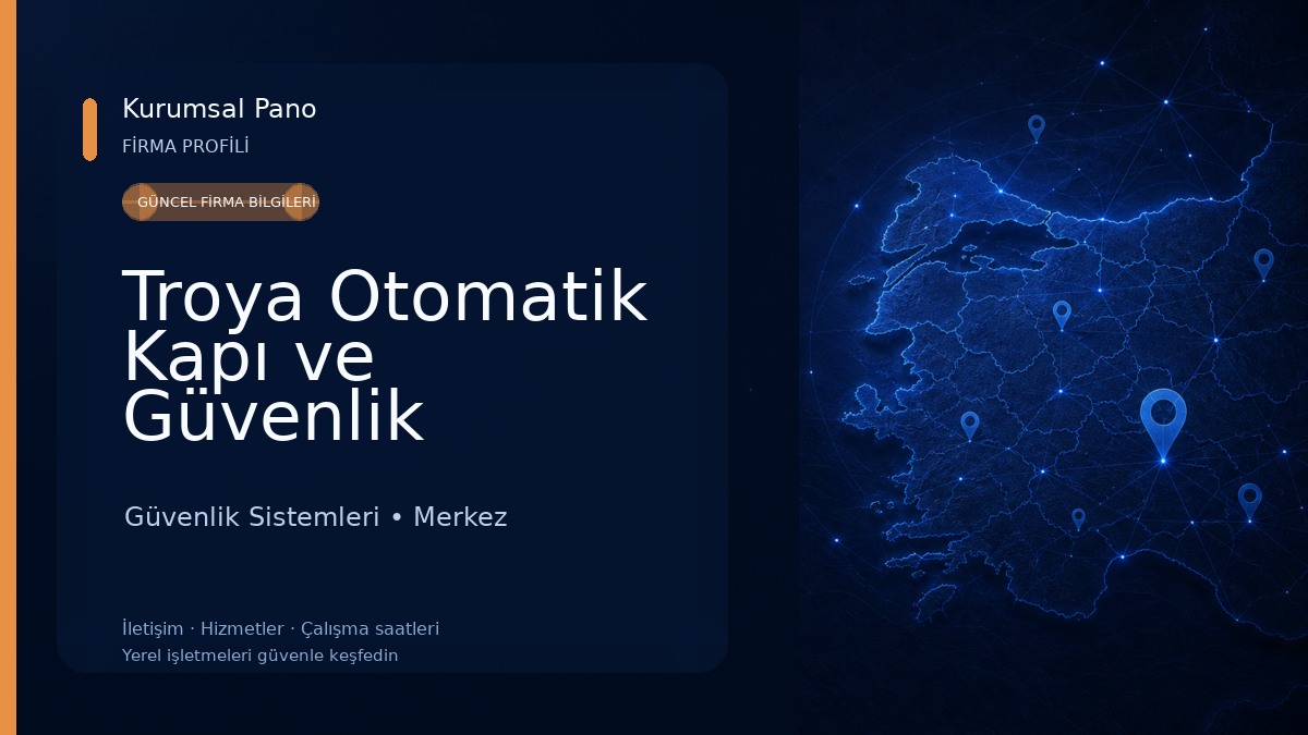 Troya Otomatik Kapı ve Güvenlik Sistemleri