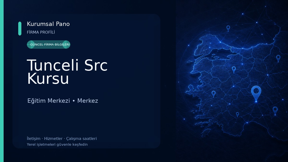 Tunceli Src Kursu
