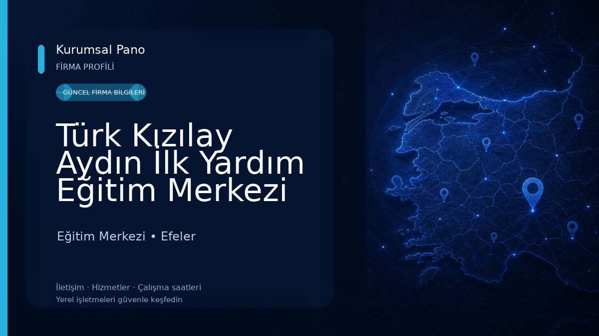 Türk Kızılay Aydın İlk Yardım Eğitim Merkezi Eğitim Merkezi