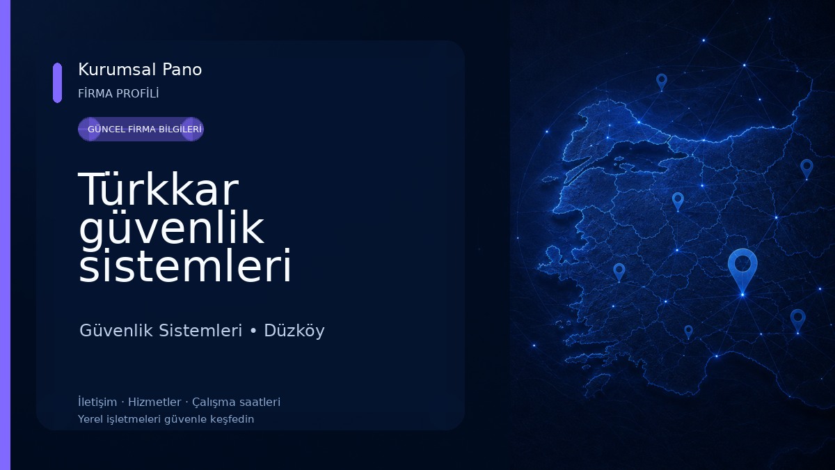 Türkkar güvenlik sistemleri Güvenlik Sistemleri