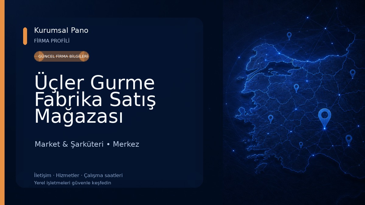 Üçler Gurme Fabrika Satış Mağazası Şarküteri
