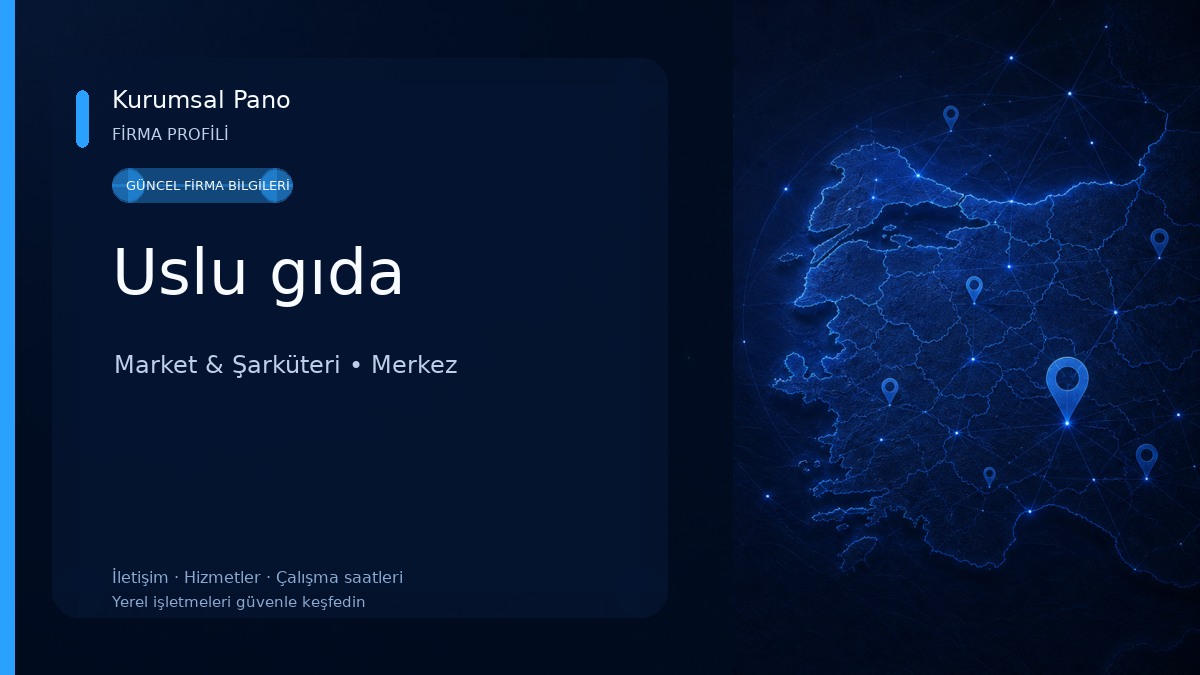 Uslu gıda