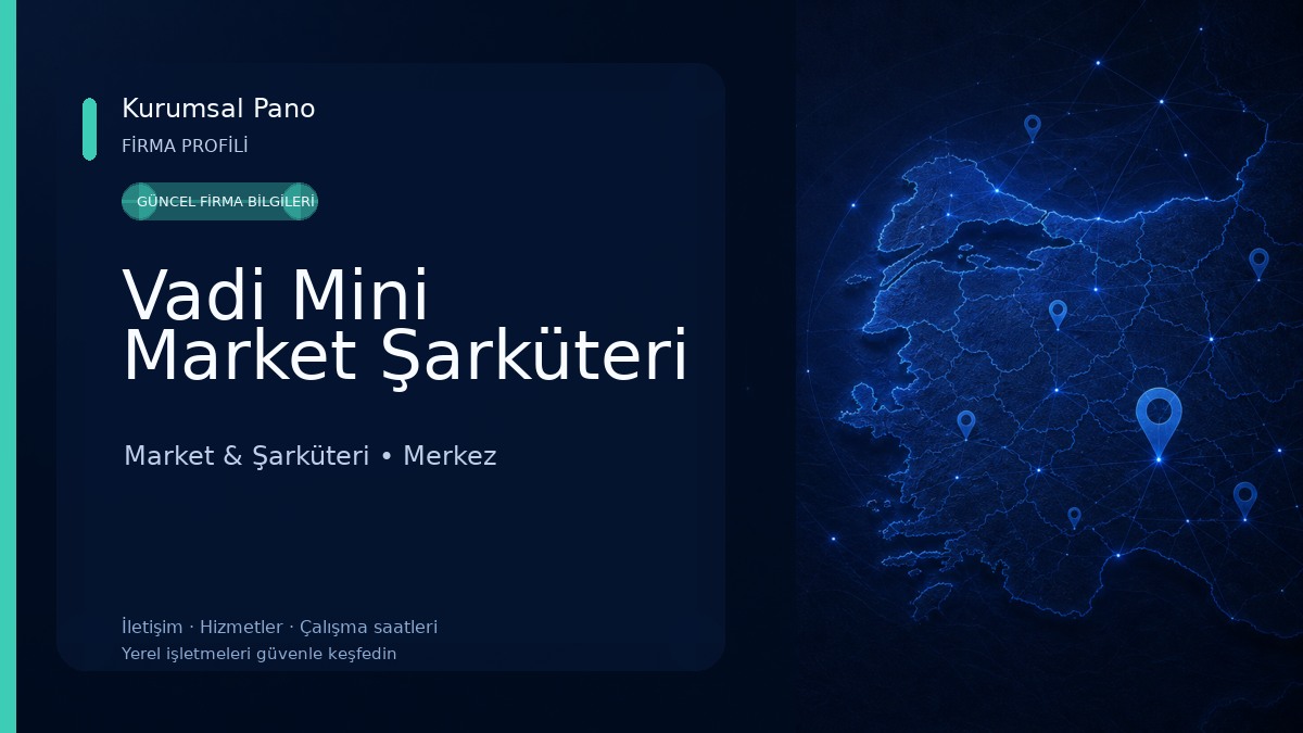 Vadi Mini Market Şarküteri 