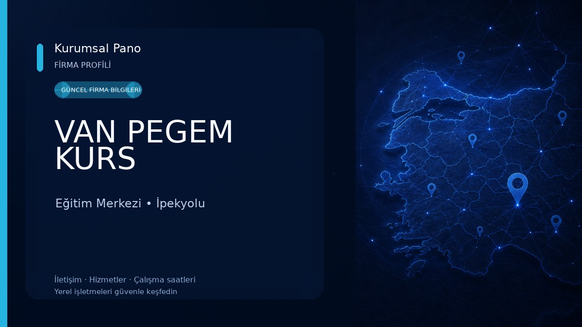VAN PEGEM KURS