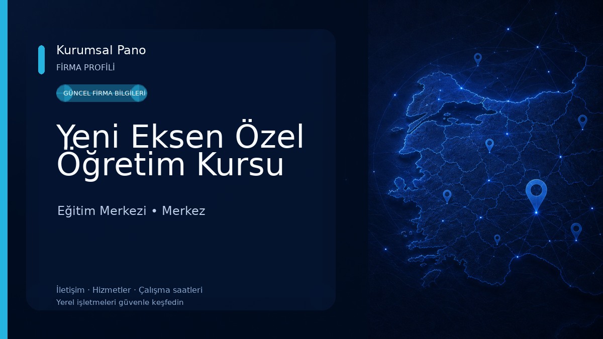 Yeni Eksen Özel Öğretim Kursu
