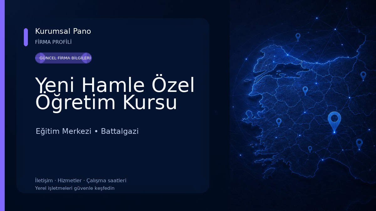 Yeni Hamle Özel Öğretim Kursu Eğitim Merkezi