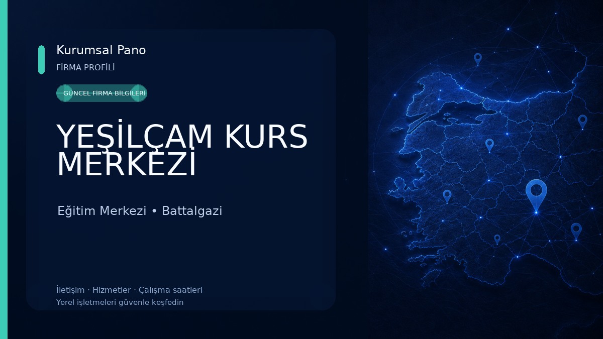 YEŞİLÇAM KURS MERKEZİ Eğitim Merkezi