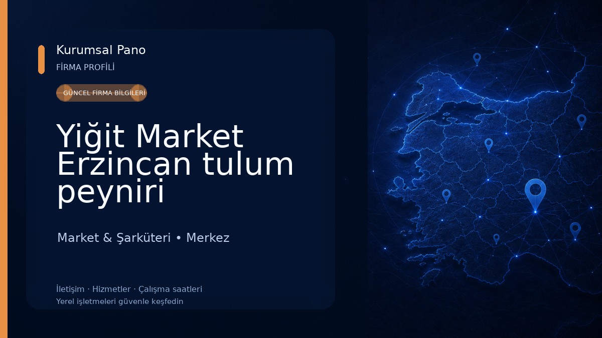 Yiğit Market Erzincan tulum peyniri Market & Şarküteri