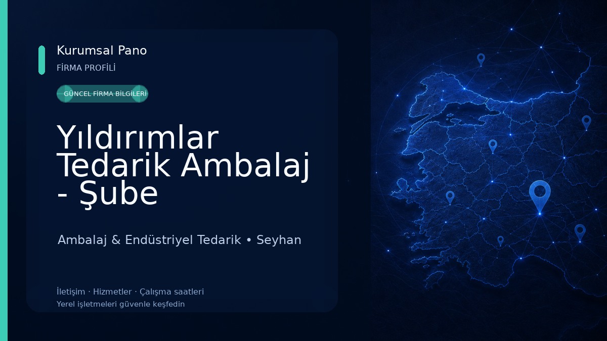 Yıldırımlar Tedarik Ambalaj - Şube Ambalaj & Endüstriyel Tedarik